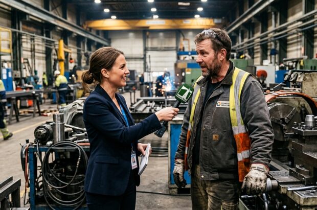 Intervju med en industriarbetare